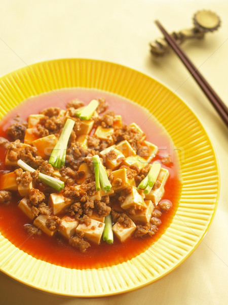 Appareil photo numérique viande chinois déjeuner repas plat [[stock_photo]] © zkruger