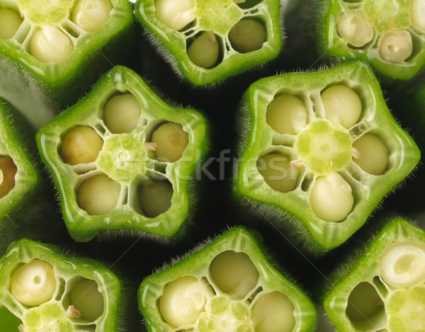 Légumes macro coupé personne organique Photo stock © zkruger