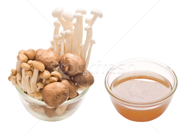 assorted mushroom and stock isolated Stock photo © zkruger