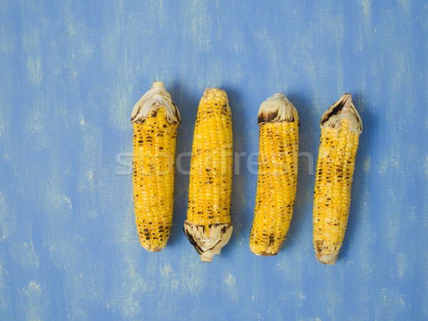 Foto stock: Rústico · grelhado · dourado · milho · vegetal