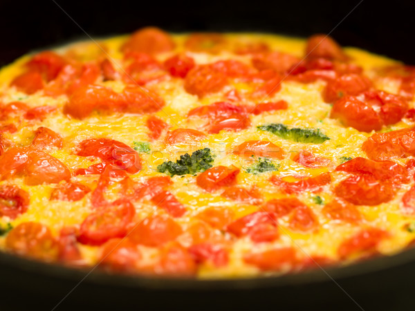 Italiano tomate cherry brócoli alimentos huevos Foto stock © zkruger