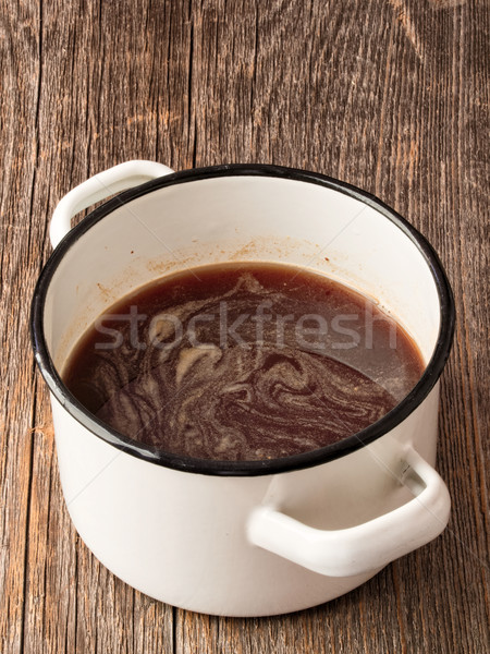rustic brown gravy sauce Stock photo © zkruger