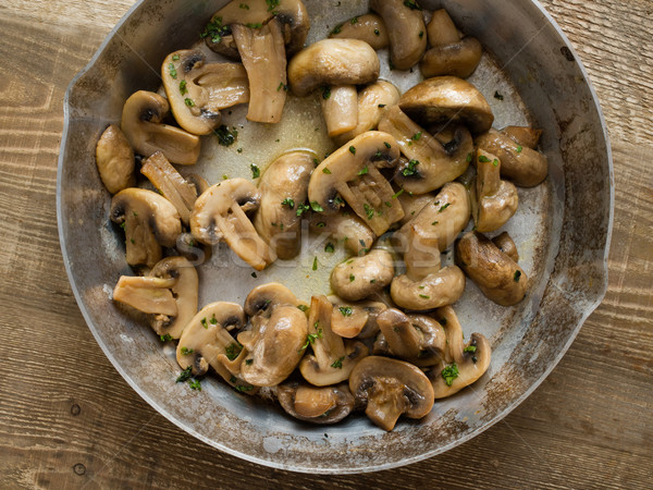 rustic sauteed mushrooms Stock photo © zkruger