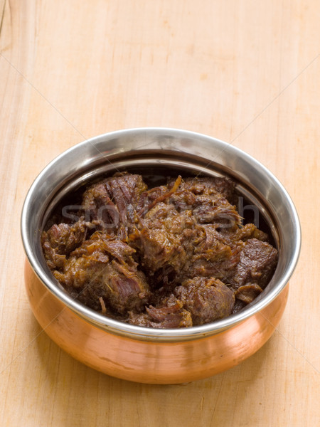 spicy beef rendang Stock photo © zkruger