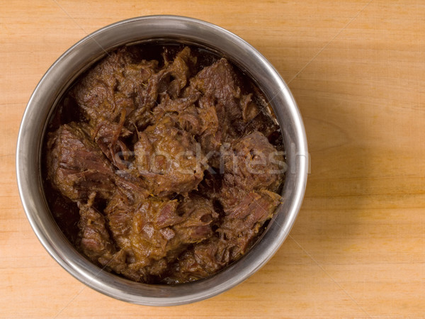 spicy beef rendang Stock photo © zkruger