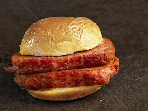 деревенский ветчиной мяса сэндвич сердце Сток-фото © zkruger