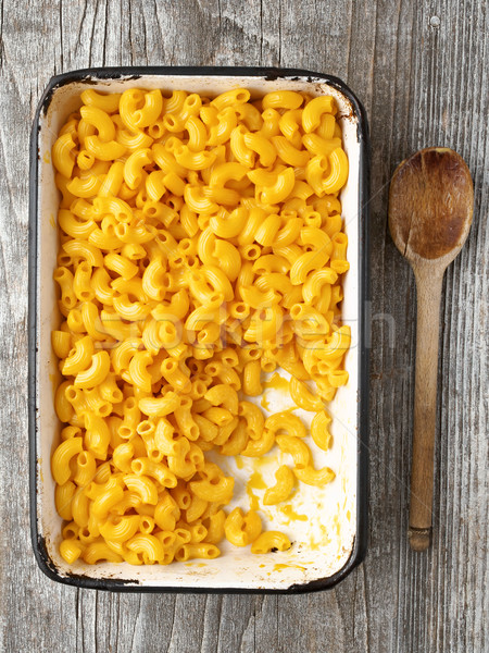 Mac kaas rustiek macaroni pasta Stockfoto © zkruger