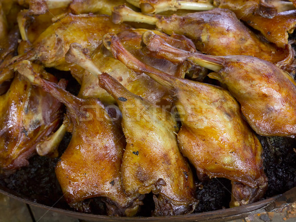 ストックフォト: 乞食 · 鶏 · アジア · 屋台の食べ物 · 通り · 中国語
