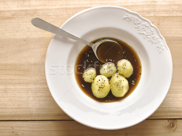 Batatas marrom molho prato Foto stock © zkruger