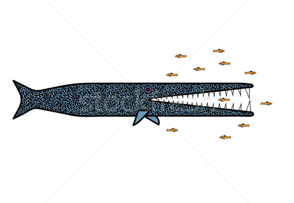 Big Fish Eat Small Fish Business Concept Vector Illustration C Zkruger 4476808 Stockfresh