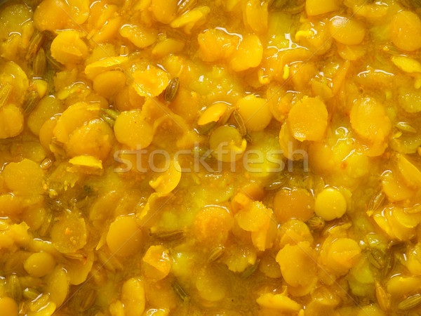 Lenteja curry alimentos fondo vegetales Foto stock © zkruger