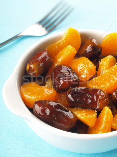 Dates salade de fruits chouette [[stock_photo]] © zkruger