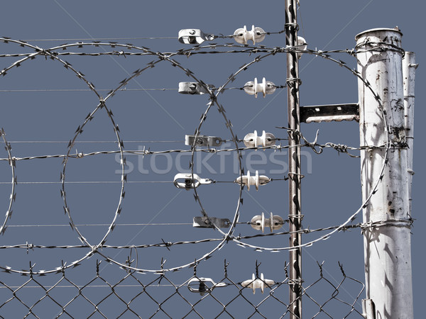 high secirity fence Stock photo © zkruger