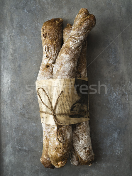 rustic artisan bread Stock photo © zkruger