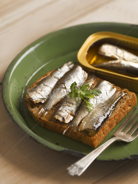 sardine sandwich Stock photo © zkruger