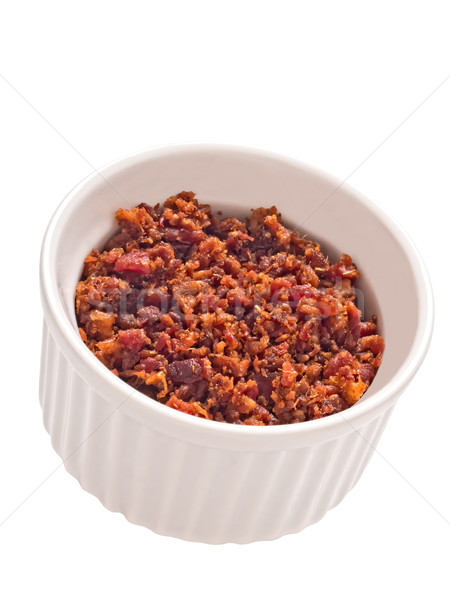 bacon bits isolated Stock photo © zkruger