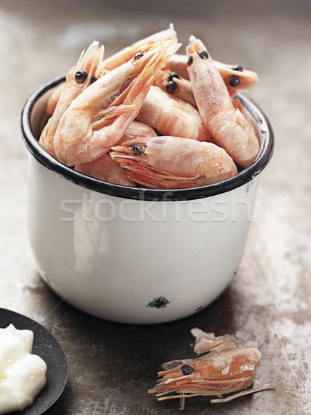[[stock_photo]]: Rustique · anglais · pub · pinte · crevettes