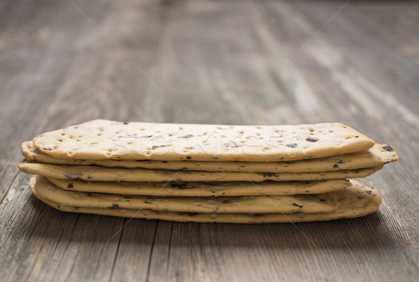 rustic crispy italian flatbread Stock photo © zkruger