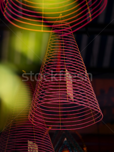 Spiraal stick wierook kleur Stockfoto © zkruger