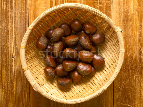 roasted chestnuts Stock photo © zkruger