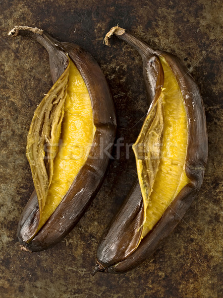 rustic barbecued banana Stock photo © zkruger