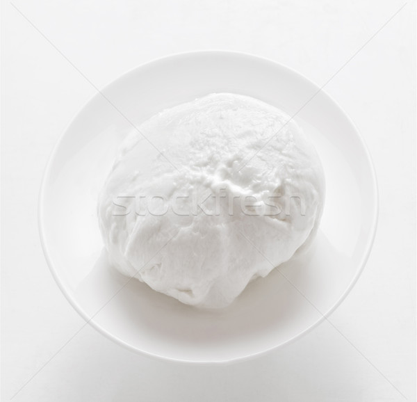 fresh italian buffalo mozzarella cheese Stock photo © zkruger