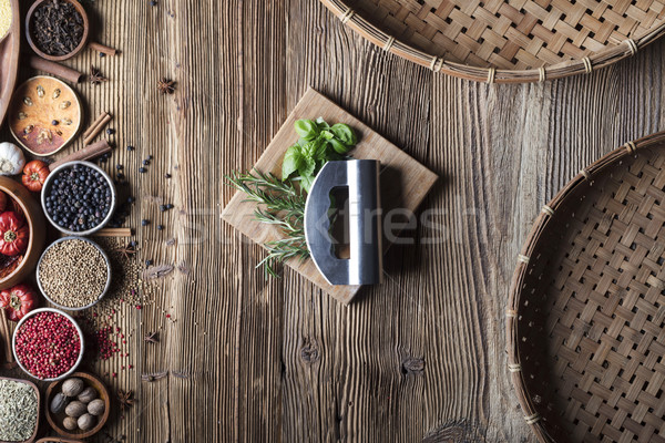 Nutitrion theme, spices. Stock photo © zolnierek