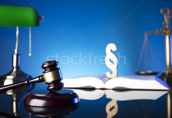 Law theme and concept. Stock photo © zolnierek