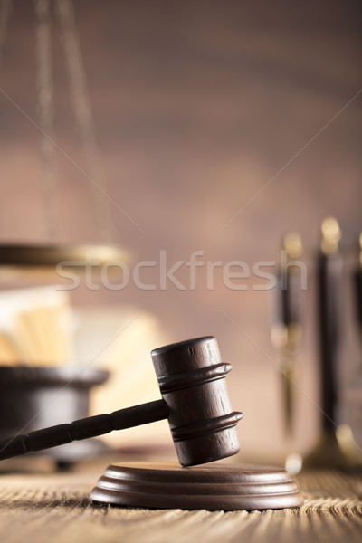 Legal system concept. Stock photo © zolnierek