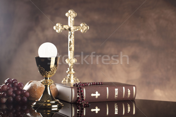 Imagine de stoc: Catolic · religie · Biblie · trece · aur