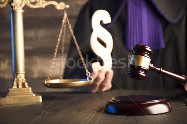 Law theme and concept. Stock photo © zolnierek