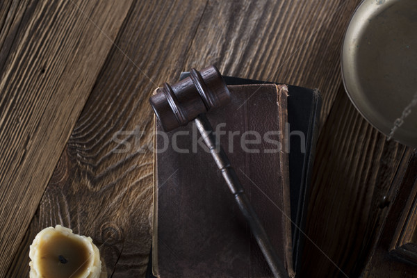 法的 裁判官 コード シンボル 背景 白 ストックフォト © zolnierek