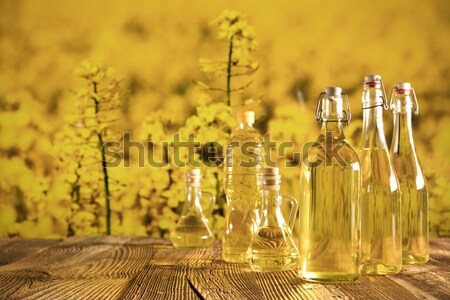 Rapeseed oil concept. Stock photo © zolnierek