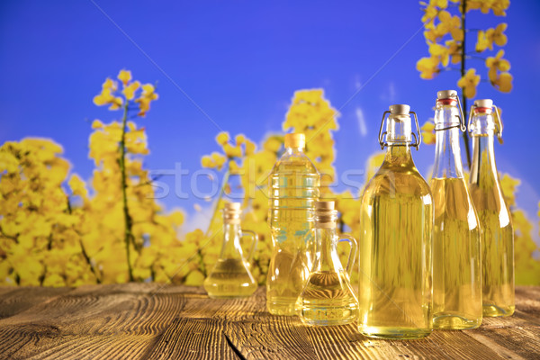 Rapeseed oil concept. Stock photo © zolnierek