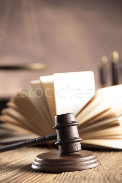 Legal system concept. Stock photo © zolnierek