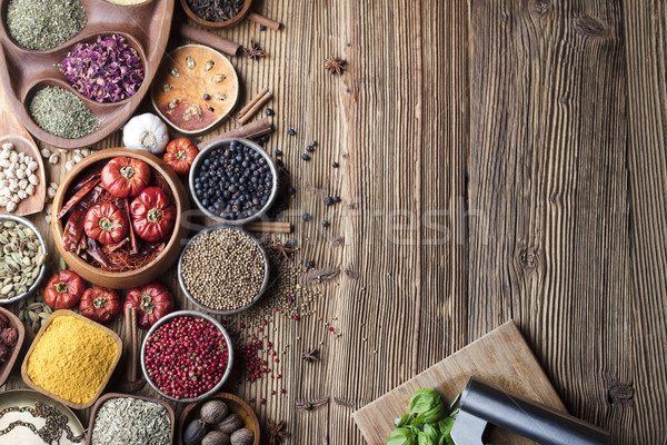 Nutitrion theme, spices. Stock photo © zolnierek