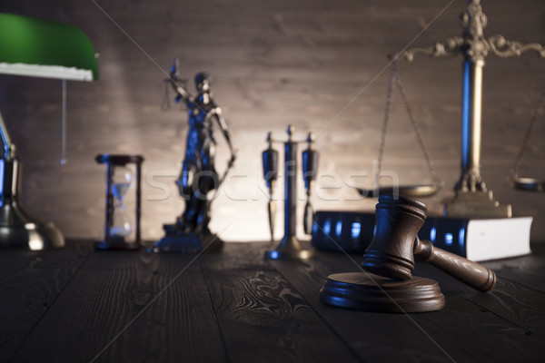 правовой прав Адвокаты служба масштаба правосудия Сток-фото © zolnierek