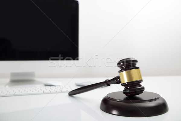 Impuesto ley moderna negocios financiar ordenador Foto stock © zolnierek