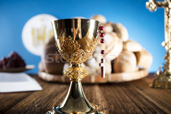 Catholique religion première communion crucifix [[stock_photo]] © zolnierek