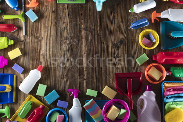 Spring cleanup theme.  Stock photo © zolnierek