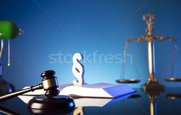 Drept avocat birou consultare ciocănel Imagine de stoc © zolnierek