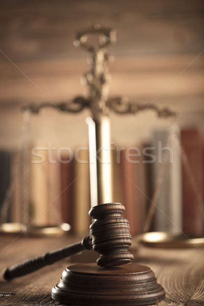 Law and justice theme Stock photo © zolnierek