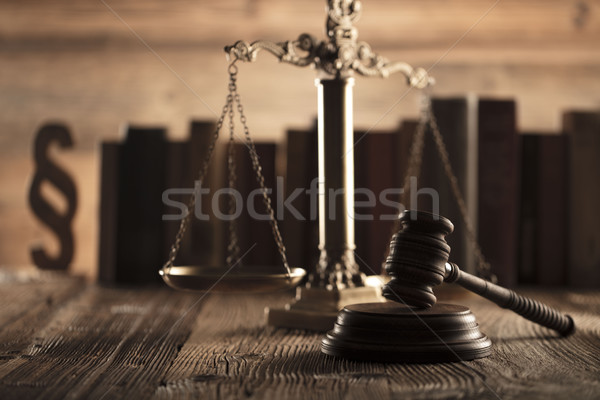 法 正義 律師 辦公室 規模 手 商業照片 © zolnierek