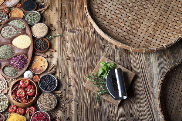 Nutitrion theme, spices. Stock photo © zolnierek