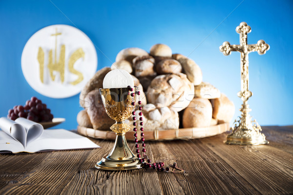 Religion erste heilig Gemeinschaft Kruzifix Stock foto © zolnierek
