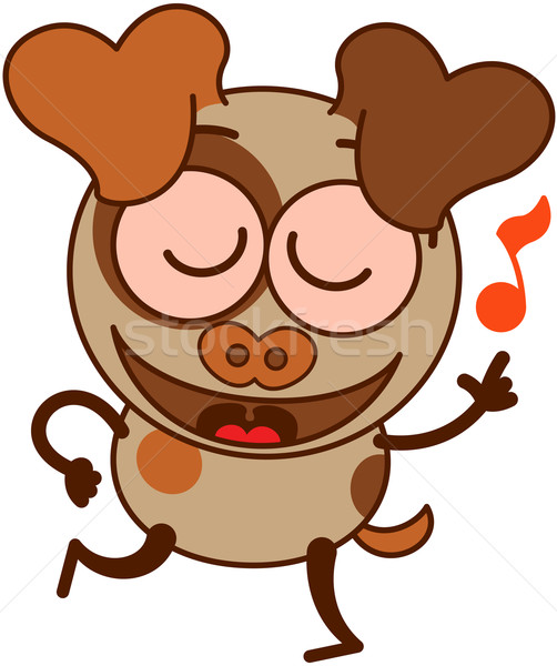 dog dancing and singing