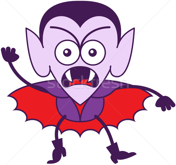 Halloween dracula uczucie wściekły odważny wampira Zdjęcia stock © zooco