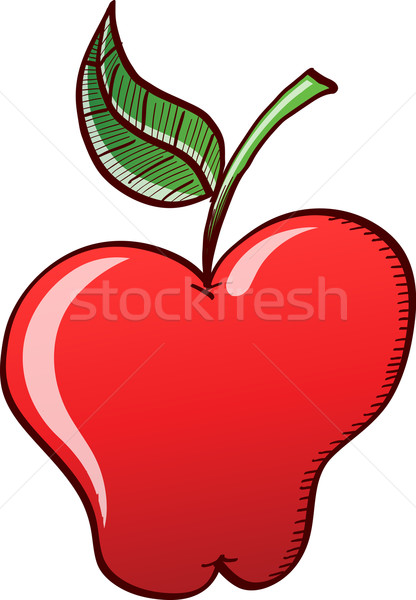 Appetizing red apple Stock photo © zooco
