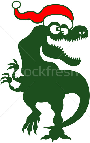 Christmas T-Rex Stock photo © zooco