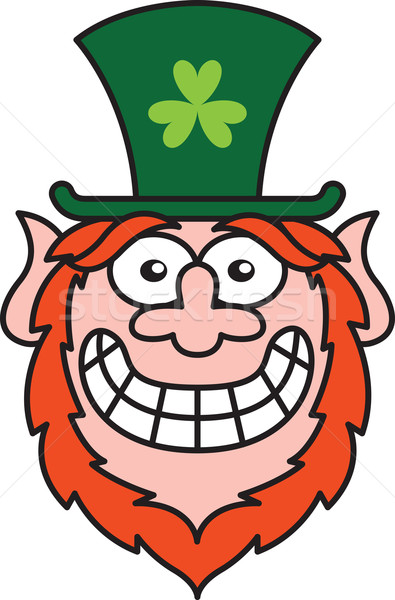 Embarrassed Saint Paddy's Day Leprechaun Stock photo © zooco